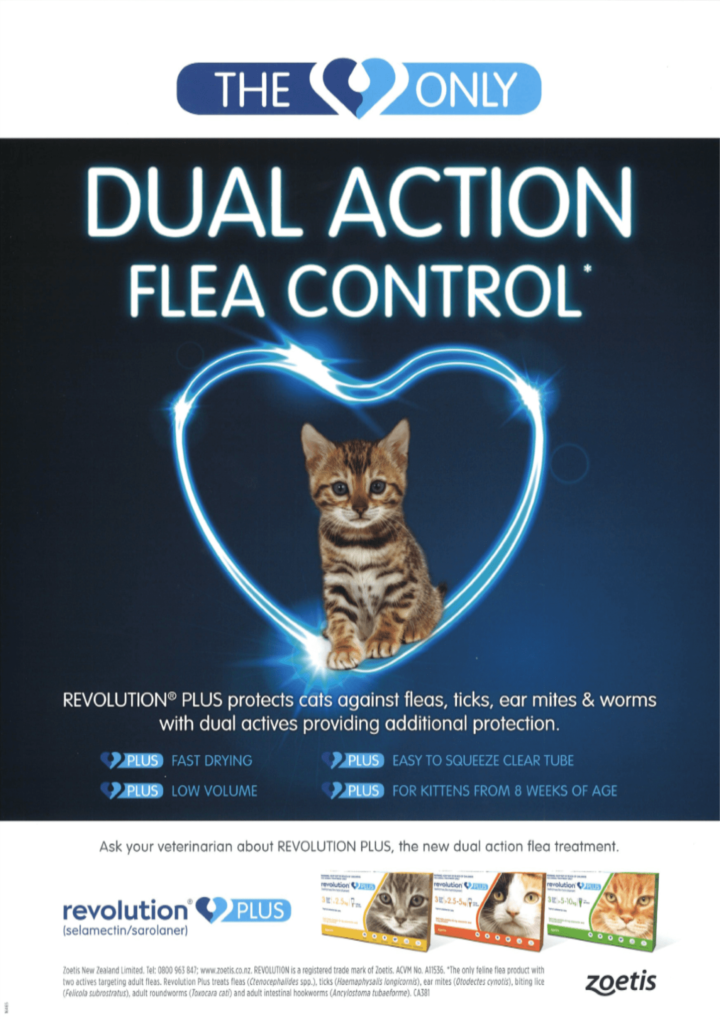 revolution plus flea treatment for cats