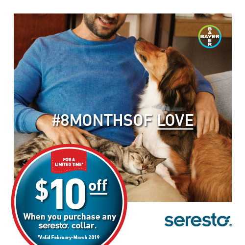$10 Off Seresto Flea Collars